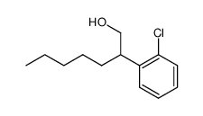 2-(2-Chloro-phenyl)-heptan-1-ol结构式