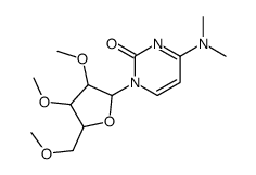 1-[3,4-dimethoxy-5-(methoxymethyl)oxolan-2-yl]-4-(dimethylamino)pyrimidin-2-one结构式