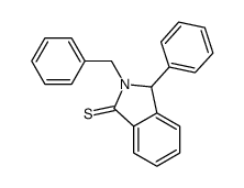 2-benzyl-3-phenyl-3H-isoindole-1-thione结构式