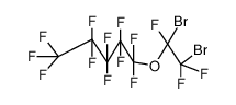 (Perfluor-n-pentyl)-1,2-dibrom-1,2,2-trifluorethylether Structure