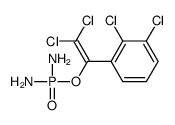 1,2-dichloro-3-(2,2-dichloro-1-diaminophosphoryloxyethenyl)benzene结构式