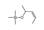 trimethyl(pent-3-en-2-yloxy)silane Structure