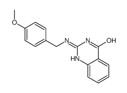 2-[(4-methoxyphenyl)methylamino]-1H-quinazolin-4-one结构式