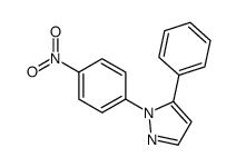 1-(4-NITROPHENYL)-5-PHENYL-1H-PYRAZOLE structure