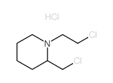 1-(2-chloroethyl)-2-(chloromethyl)piperidine,hydrochloride Structure