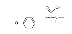 N,O-dimethyl-D-tyrosine结构式