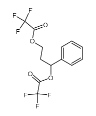 1,3-bis(trifluoroacetoxy)-1-phenylpropane Structure