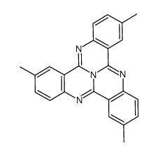 3,8,13-trimethyl-5,10,14c,15-tetraaza-benzo[a]naphtho[1,2,3-de]anthracene结构式