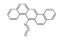 dibenz[a,h]anthracen-7-yl isocyanate结构式