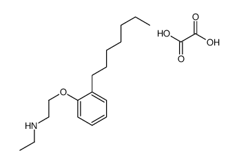 N-ethyl-2-(2-heptylphenoxy)ethanamine,oxalic acid结构式