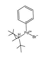tBu3PPd(Ph)Br Structure