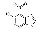 1H-Benzimidazol-5-ol,4-nitro-(9CI)结构式