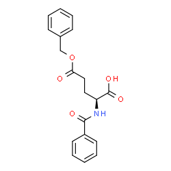 N-Benzoyl-L-glutamic acid 5-benzyl ester structure