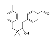 4-[(2S)-2-hydroxy-3,3-dimethyl-4-(4-methylphenyl)butyl]benzaldehyde结构式