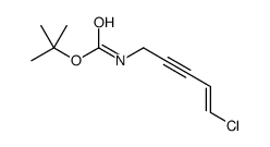 Carbamic acid, [(4Z)-5-chloro-4-penten-2-ynyl]-, 1,1-dimethylethyl ester (9CI)结构式