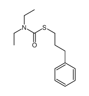 S-(3-phenylpropyl) N,N-diethylcarbamothioate结构式