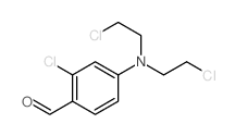 4-[bis(2-chloroethyl)amino]-2-chloro-benzaldehyde structure