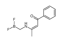 3-(difluoroboranylmethylamino)-1-phenylbut-2-en-1-one Structure