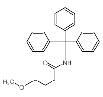 4-methoxy-N-tritylbutanamide structure