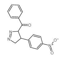 Methanone,[4,5-dihydro-4-(4-nitrophenyl)-3H-pyrazol-3-yl]phenyl- structure