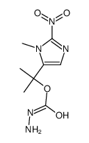 2-(3-methyl-2-nitroimidazol-4-yl)propan-2-yl N-aminocarbamate结构式