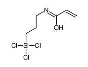 N-(3-trichlorosilylpropyl)prop-2-enamide结构式