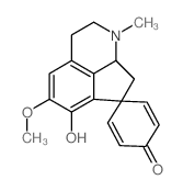 Glaziovine (VAN) (8CI)结构式