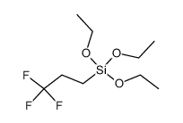 Silane, triethoxy(3,3,3-trifluoropropyl)- Structure