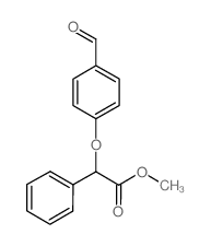 Methyl 2-(4-formylphenoxy)-2-phenylacetate结构式