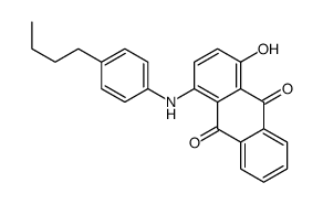 1-(4-butylanilino)-4-hydroxyanthracene-9,10-dione结构式