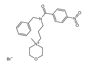Brommethylat des N-Benzyl-N-<3-morpholino-propyl>-4-nitro-benzamids结构式
