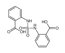 2-[(2-carboxyphenyl)sulfamoylamino]benzoic acid结构式
