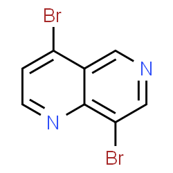 4,8-Dibromo-[1,6]naphthyridine Structure