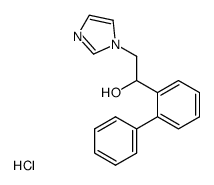 1-Biphenyl-2-yl-2-imidazol-1-yl-ethanol; hydrochloride结构式