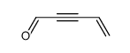 pent-4-en-2-ynal Structure