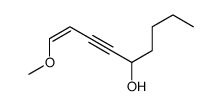 1-methoxynon-1-en-3-yn-5-ol结构式
