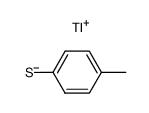 p-toluenethiolatothallium Structure