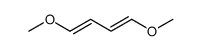 1t,4t-dimethoxy-buta-1,3-diene结构式