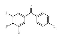 4-氯-3,4,5-三氟苯甲酮结构式