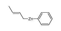 2-Butenylphenylzinc Structure