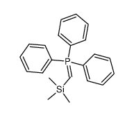 (trimethylsilyl)methylenetriphenylphosphorane结构式
