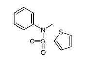 N-methyl-N-phenylthiophene-2-sulfonamide结构式
