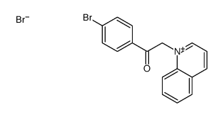 1-(4-bromophenyl)-2-quinolin-1-ium-1-ylethanone,bromide结构式