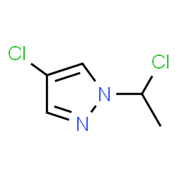 1H-Pyrazole,4-chloro-1-(1-chloroethyl)-(9CI)结构式