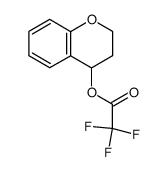 chroman-4-yl 2,2,2-trifluoroacetate结构式