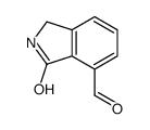 3-OXOISOINDOLINE-4-CARBALDEHYDE structure