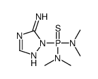 2-[bis(dimethylamino)phosphinothioyl]-1,2,4-triazol-3-amine Structure