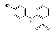 Phenol, 4-[(3-nitro-2-pyridinyl)amino]- Structure