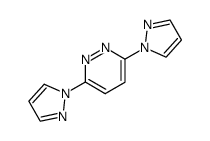 3,6-di(1H-pyrazol-1-yl)pyridazine结构式