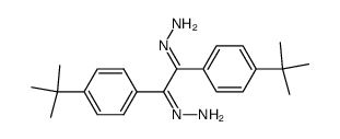 1,2-bis(4-(tert-butyl)phenyl)-1,2-dihydrazonoethane Structure